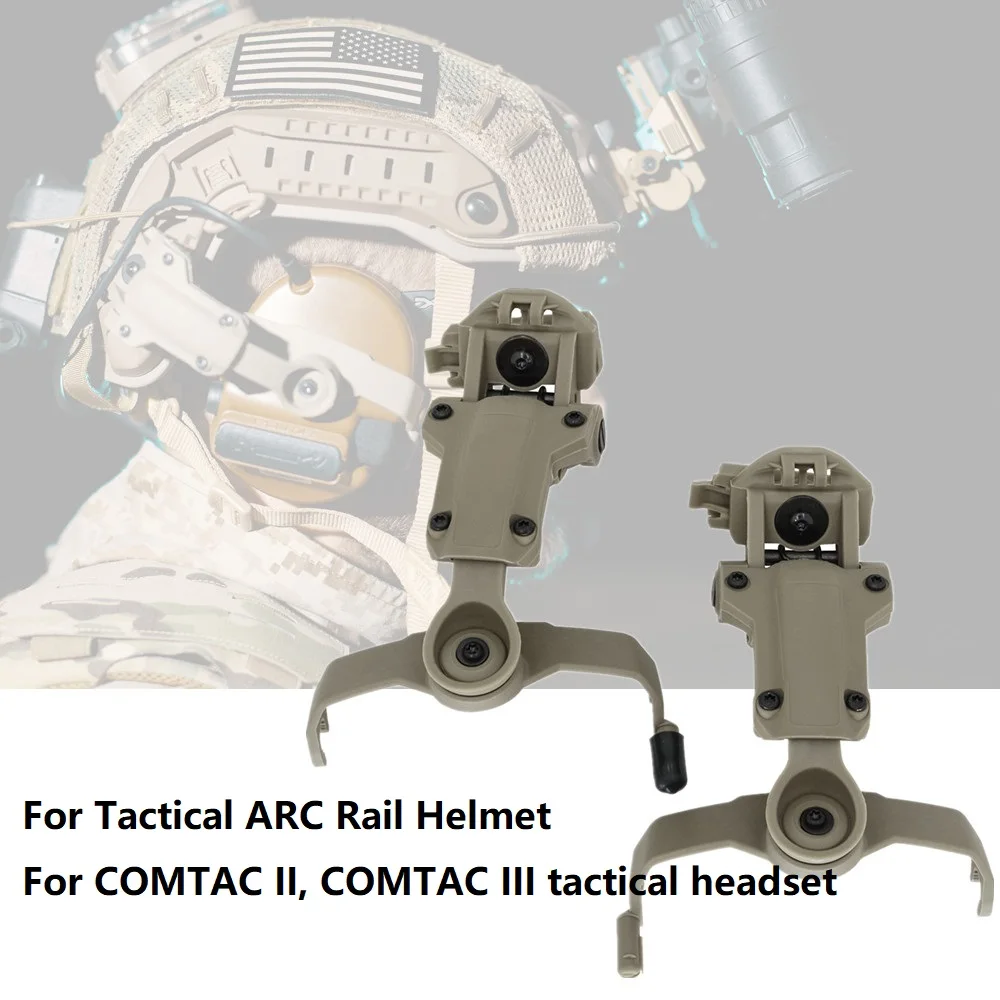 HEARING TACTICAL Tactical Helmet Ops Core ARC Rail Adapter for Tactical Headphone COMTAC II COMTAC III Shooting Headset DE
HEARING TACTICAL Tactical Helmet Ops Core ARC Rail Adapter for Tactical Headphone COMTAC II COMTAC III Shooting Headset DE