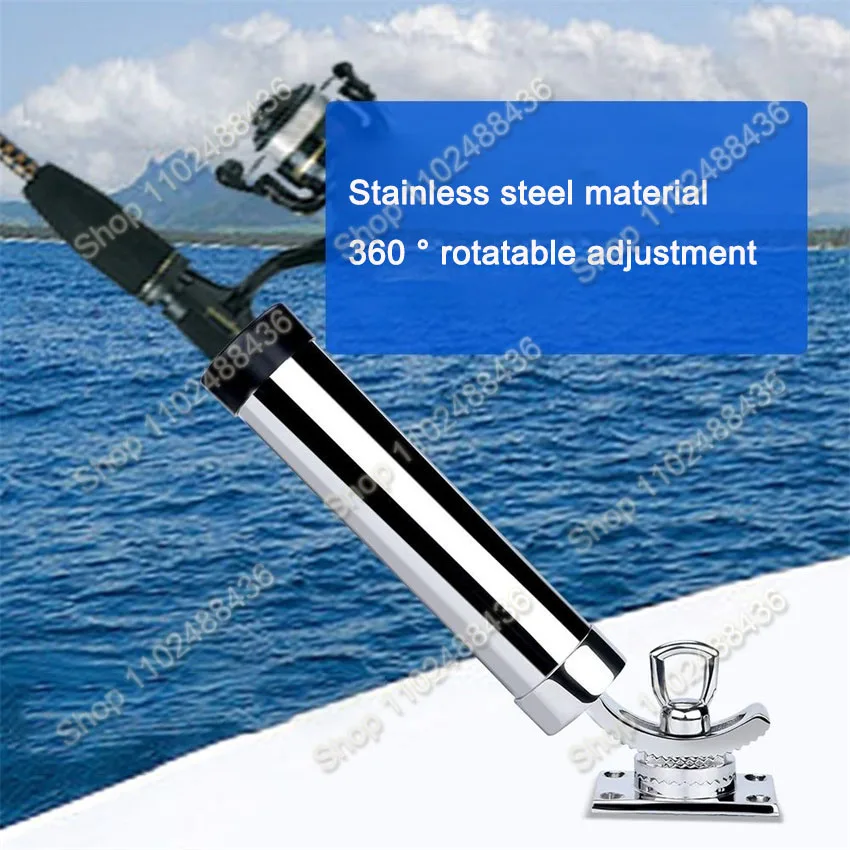 Adjustable Removable Deck Mount fishing rod 360 ° rotating marine fishing rod and sea rod rack holder pole Fishing rod bracket
Adjustable Removable Deck Mount fishing rod 360 ° rotating marine fishing rod and sea rod rack holder pole Fishing rod bracket