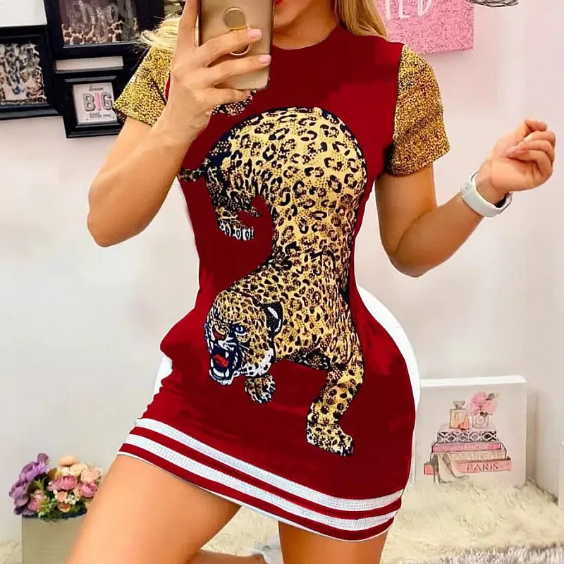 Summer Dresses Short Sleeve Bodycon Dress Casual Office Digital Print Jumpsuit Playsuit Matching Set
Summer Dresses Short Sleeve Bodycon Dress Casual Office Digital Print Jumpsuit Playsuit Matching Set
