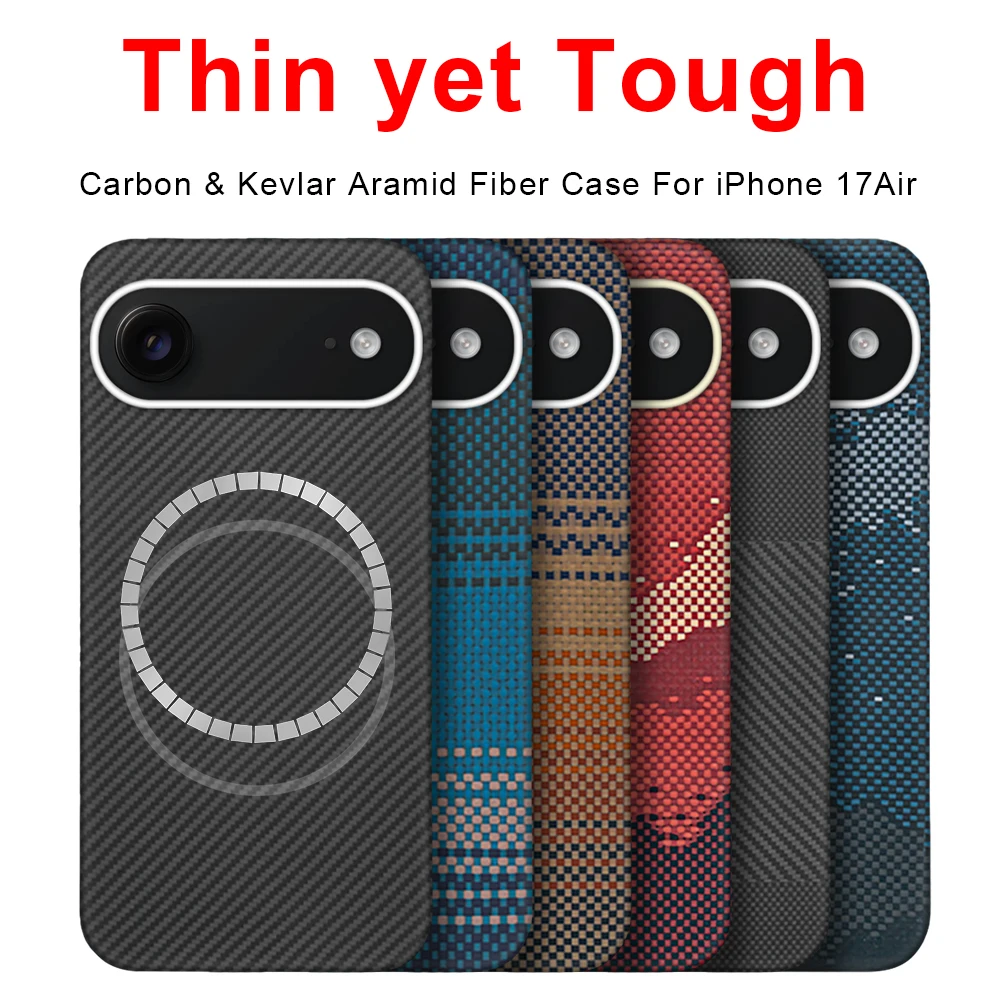 DIXSG agnetic for iphone 17 air case aramid fiber Carbon Ultra Thin Light Protective slim 2026 cover Shockproof waterproof 5g
DIXSG agnetic for iphone 17 air case aramid fiber Carbon Ultra Thin Light Protective slim 2026 cover Shockproof waterproof 5g