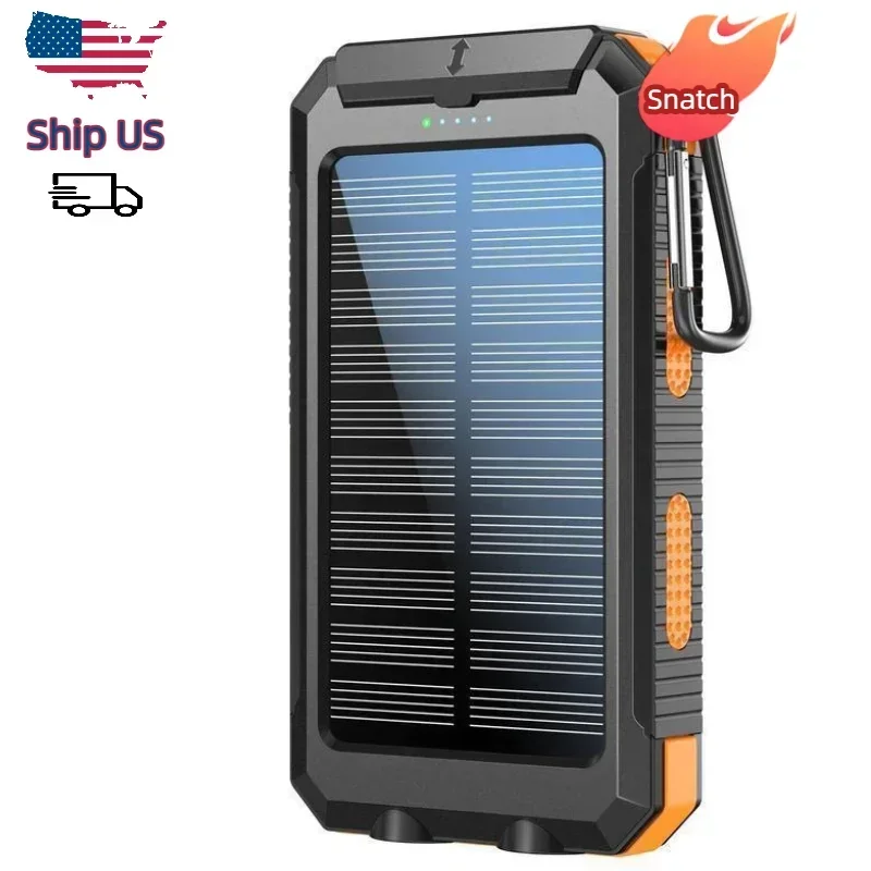 Портативный солнечный аккумулятор 20 Вт с быстрой зарядкой, 10000 мАч – водонепроницаемое зарядное устройство для кемпинга и активного отдыха
Портативный солнечный аккумулятор 20 Вт с быстрой зарядкой, 10000 мАч – водонепроницаемое зарядное устройство для кемпинга и активного отдыха