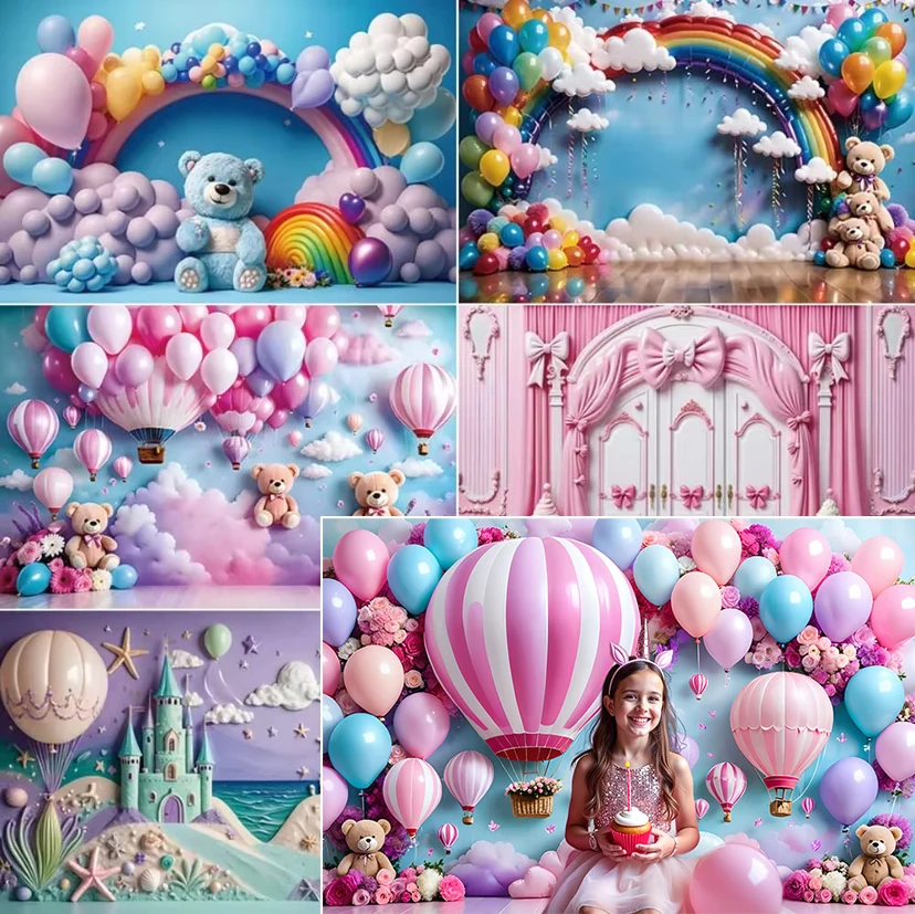 MOON.QG Girl Birthday Balloons Arch Lollipop Candyland Decoration Backdrop Children Princess Castle Party Photography Background
MOON.QG Girl Birthday Balloons Arch Lollipop Candyland Decoration Backdrop Children Princess Castle Party Photography Background