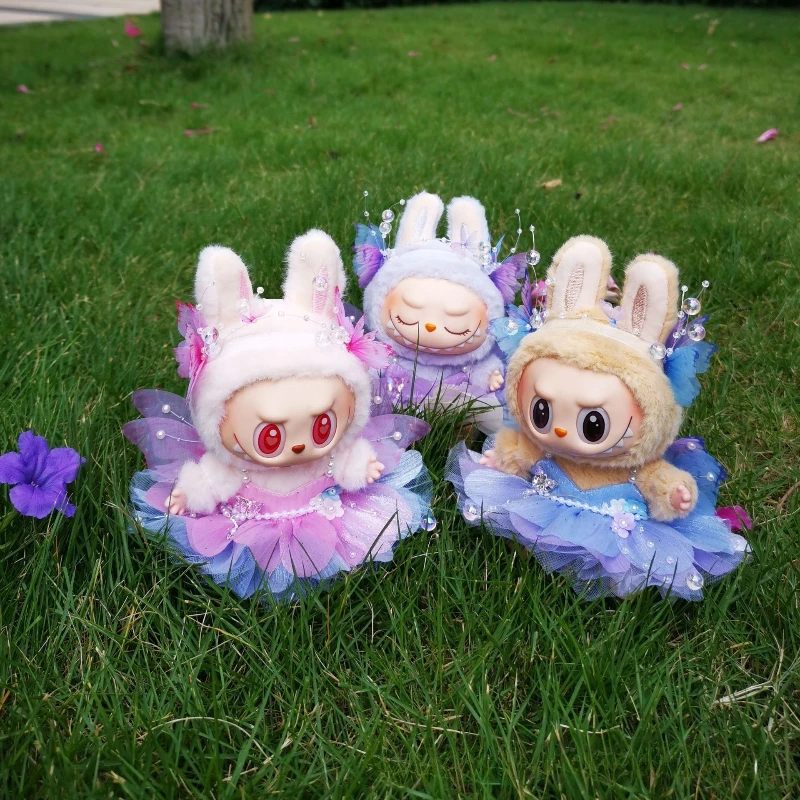 V1 V2 Labubu Doll Flower Fairy Dress Labubu Clothes Princess Dress Mini Doll Outfit Handmade Headpiece Have Wings
V1 V2 Labubu Doll Flower Fairy Dress Labubu Clothes Princess Dress Mini Doll Outfit Handmade Headpiece Have Wings