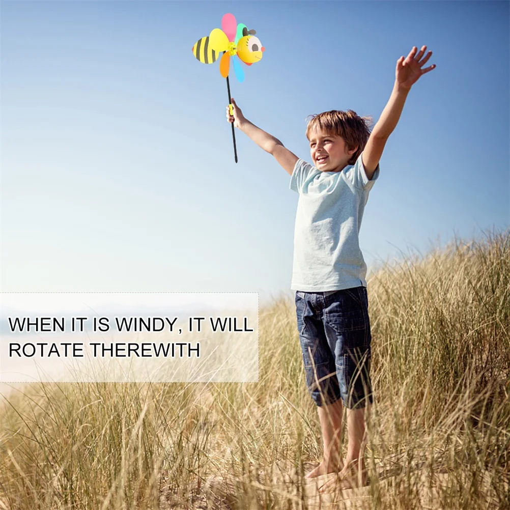 8 pcs Stereoscopic Bee Windmill Garden Decoration For Kids Room Party Lawn Yard Outdoor Decor Cartoon Pinwheel Colorful Wind
8 pcs Stereoscopic Bee Windmill Garden Decoration For Kids Room Party Lawn Yard Outdoor Decor Cartoon Pinwheel Colorful Wind