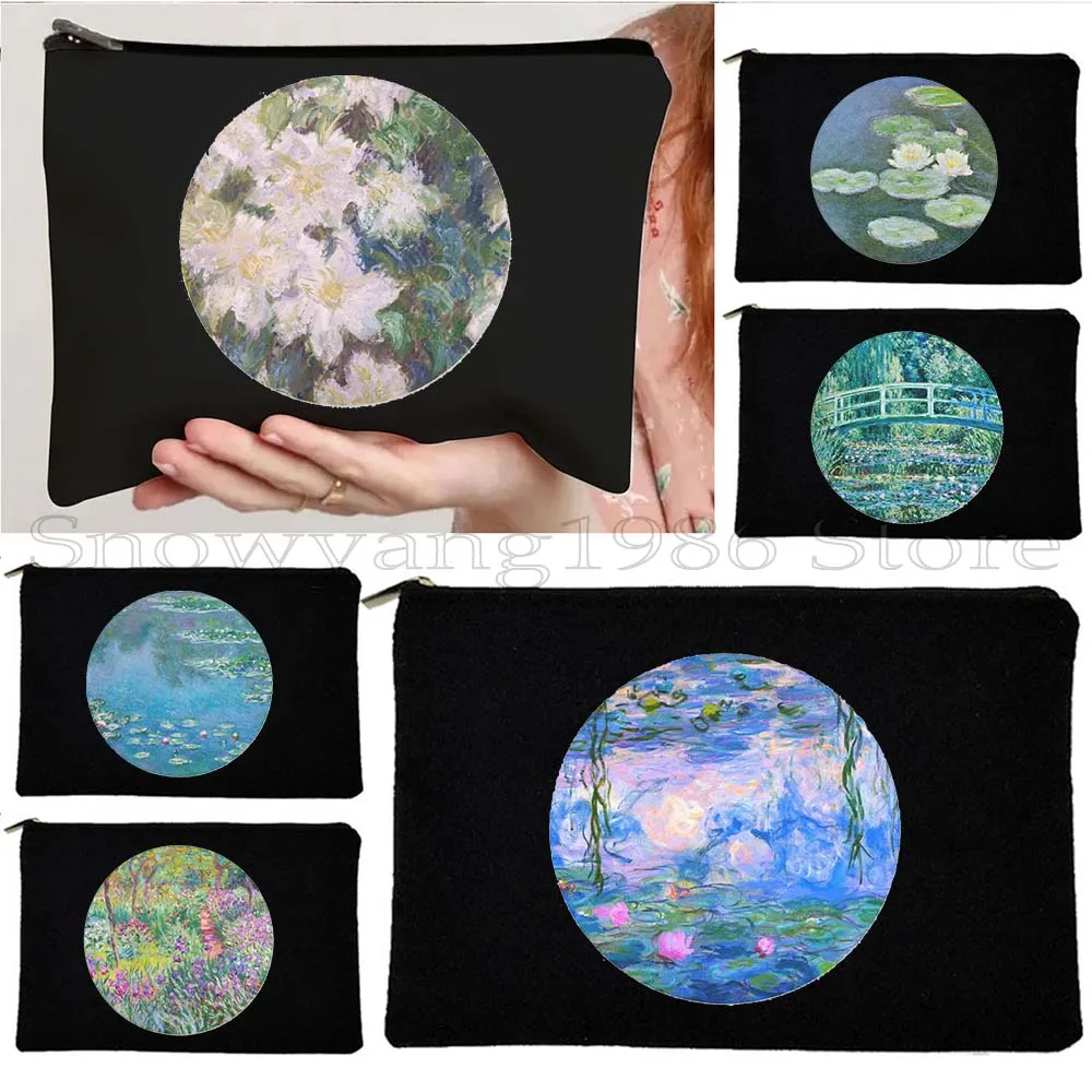 Water Lilies Claude Monet Iris Garden White Clematis Seine Lily Pond Flower Card Cosmetic Bag Makeup Lipstick Pouch Pencil Case
Water Lilies Claude Monet Iris Garden White Clematis Seine Lily Pond Flower Card Cosmetic Bag Makeup Lipstick Pouch Pencil Case