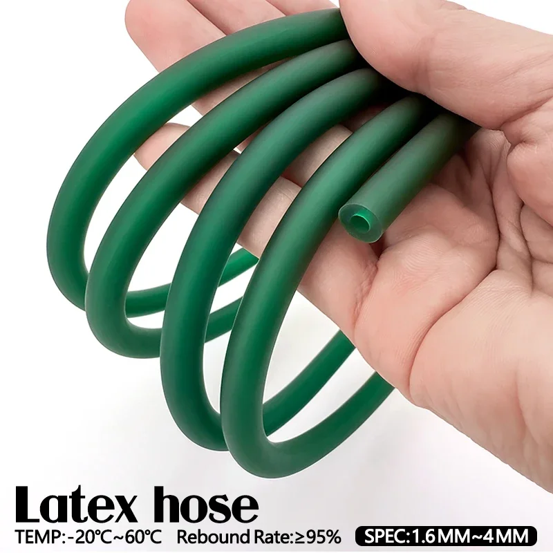 High Elastic Ice Green Latex Tube Antifreeze Wear Resistant Long Lasting 1.6-4mm Outdoor Slingshot Catapult Rubber Band
High Elastic Ice Green Latex Tube Antifreeze Wear Resistant Long Lasting 1.6-4mm Outdoor Slingshot Catapult Rubber Band