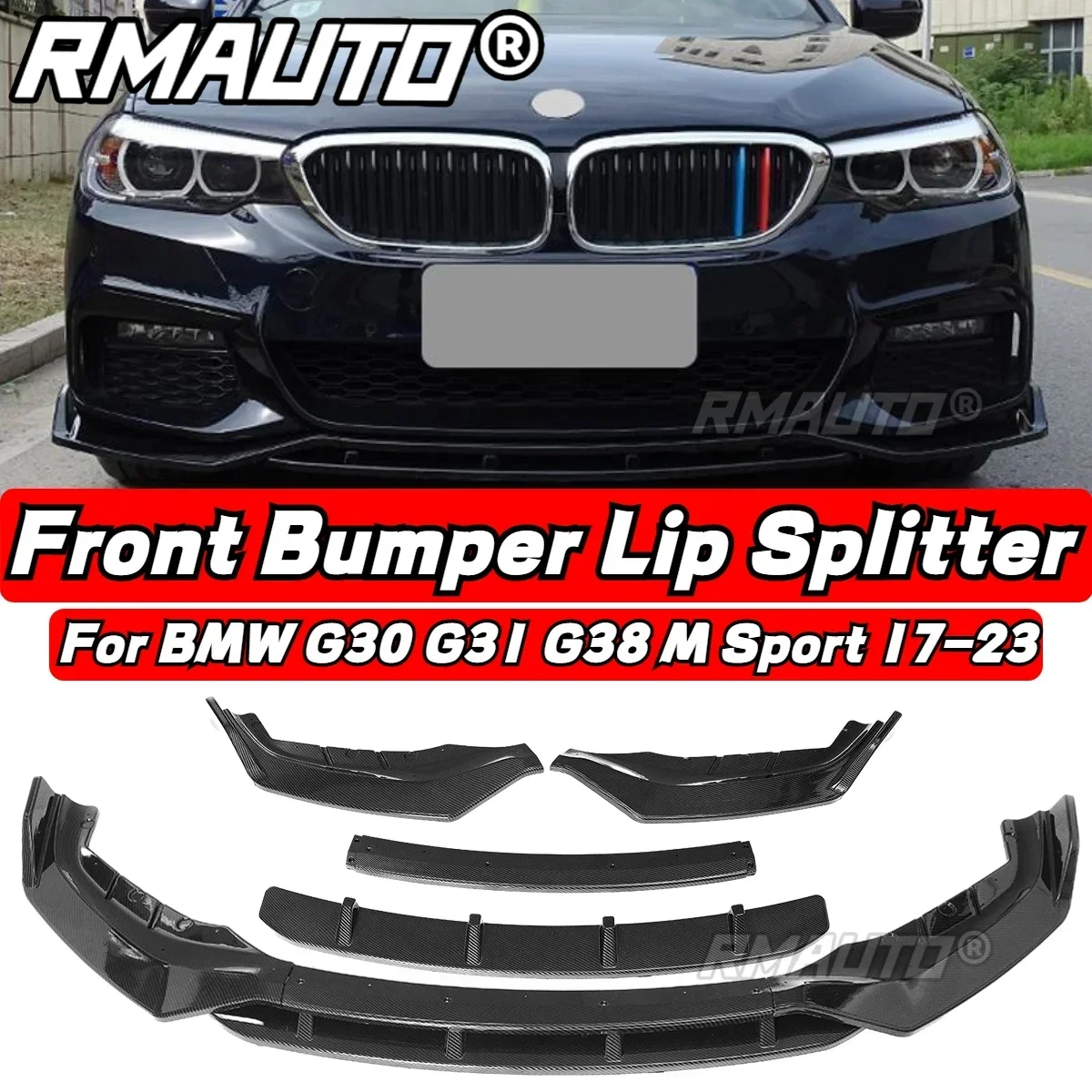 Сплиттер переднего бампера G30 из углеродного волокна для BMW G30 G31 G38 M Sport 2017-2023
Сплиттер переднего бампера G30 из углеродного волокна для BMW G30 G31 G38 M Sport 2017-2023
