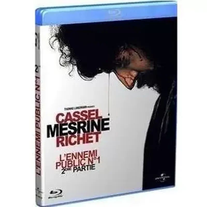 BD Blu-ray Disc French Film Public Enemy 1 and 2 High Definition 2-Disc Box
BD Blu-ray Disc French Film Public Enemy 1 and 2 High Definition 2-Disc Box