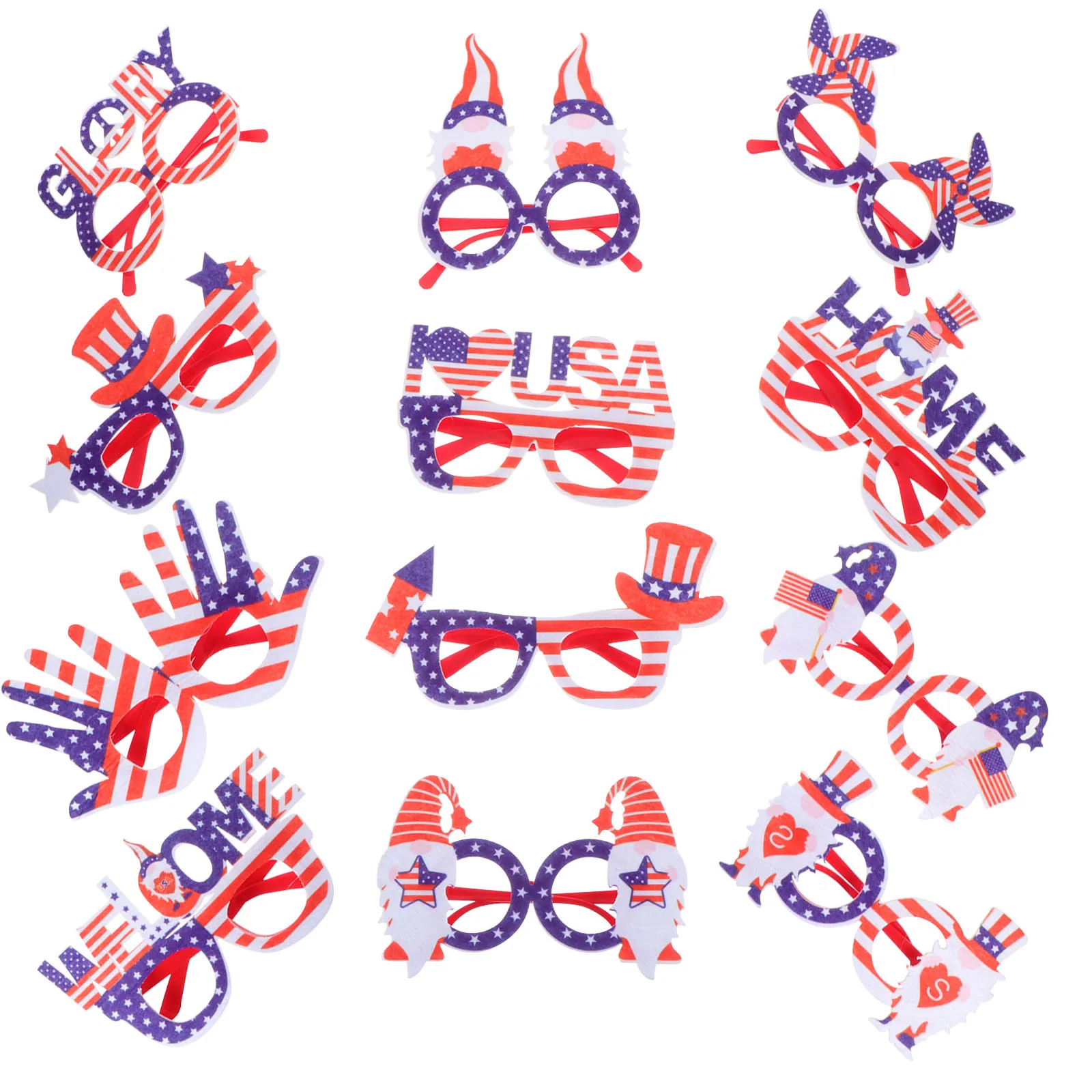 12 Pcs Decorative Eyeglasses Frames Creative Adorable Novel Stylish Party Photo Props Festival Supplies Plastic Non Woven
12 Pcs Decorative Eyeglasses Frames Creative Adorable Novel Stylish Party Photo Props Festival Supplies Plastic Non Woven
