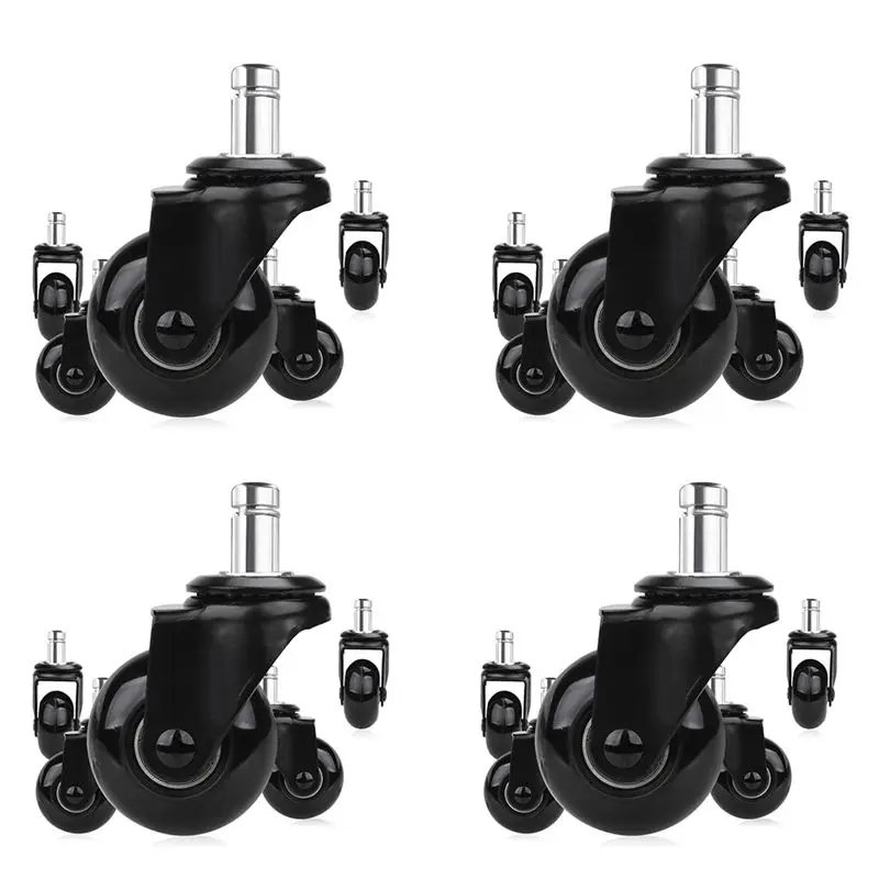 20Pcs Replacement Chair Caster Wheels 2 Inch, Heavy Duty Wheels With Plug-In Stem 7/16 X 7/8 Inch,Quiet & Smooth Rolling
20Pcs Replacement Chair Caster Wheels 2 Inch, Heavy Duty Wheels With Plug-In Stem 7/16 X 7/8 Inch,Quiet & Smooth Rolling