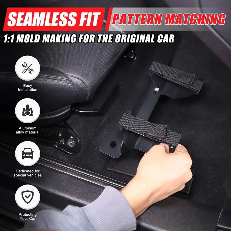 For 2016+ Mazda MX-5 co-driver seat fire extinguisher bracket bracket under the seat Aluminum alloy Black 1pcs (magic belt)
For 2016+ Mazda MX-5 co-driver seat fire extinguisher bracket bracket under the seat Aluminum alloy Black 1pcs (magic belt)