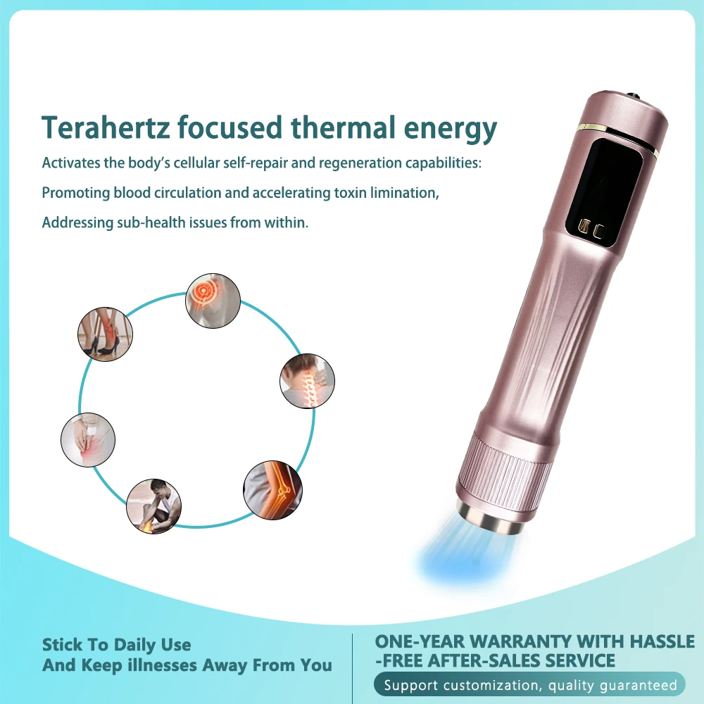 Terahertz Classic Wave Cell Light Magnetic Healthy Devices Body Relax Massage Wand Heating Therapy Wave Physiotherapy Machine
Terahertz Classic Wave Cell Light Magnetic Healthy Devices Body Relax Massage Wand Heating Therapy Wave Physiotherapy Machine