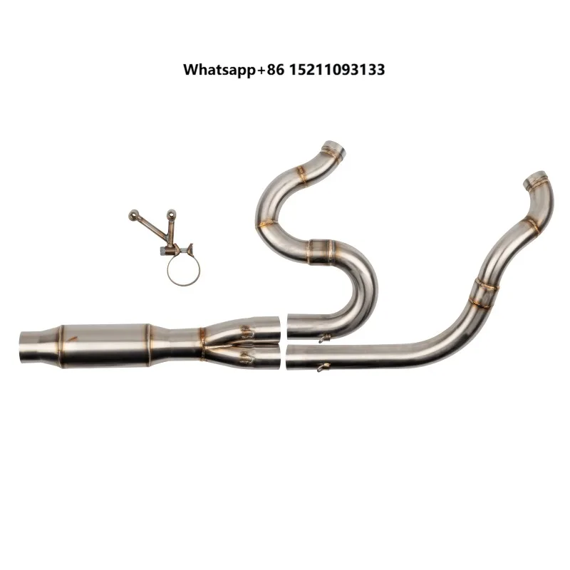 Whole Set Motorcycle Exhaust Muffler Pipe 2 Into 1 for 17-23 for Harley Milwaukee Eight Touring
Whole Set Motorcycle Exhaust Muffler Pipe 2 Into 1 for 17-23 for Harley Milwaukee Eight Touring