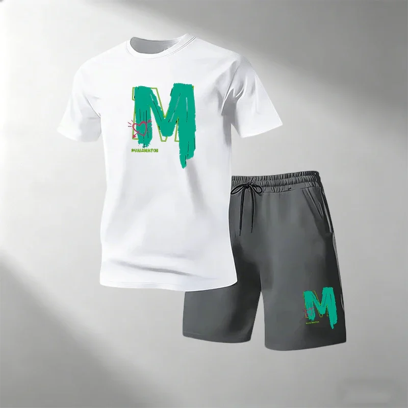 Men's Breathable Quick Dry Short Sleeve T-Shirt + Shorts Set Summer Casual Round Neck Sports Suit Fitness Running Hot Sale
Men's Breathable Quick Dry Short Sleeve T-Shirt + Shorts Set Summer Casual Round Neck Sports Suit Fitness Running Hot Sale
