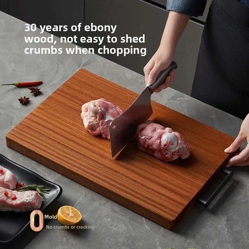 Утолщенная деревянная разделочная доска без воска, без краски, антибактериальная разделочная доска, которую нелегко трещинам, противоскользящая разделочная доска 
Утолщенная деревянная разделочная доска без воска, без краски, антибактериальная разделочная доска, которую нелегко трещинам, противоскользящая разделочная доска