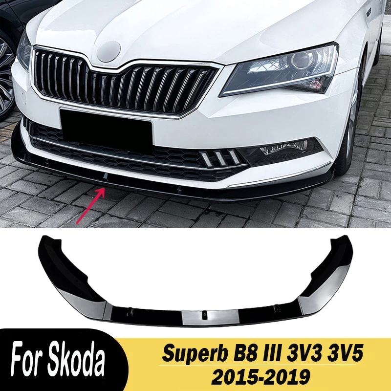 3Pcs Front Bumper Lip Spoiler Diffuser Splitter Protector Kits For Skoda Superb B8 III 3V3 3V5 2015 2016 2017 2018 2019
3Pcs Front Bumper Lip Spoiler Diffuser Splitter Protector Kits For Skoda Superb B8 III 3V3 3V5 2015 2016 2017 2018 2019