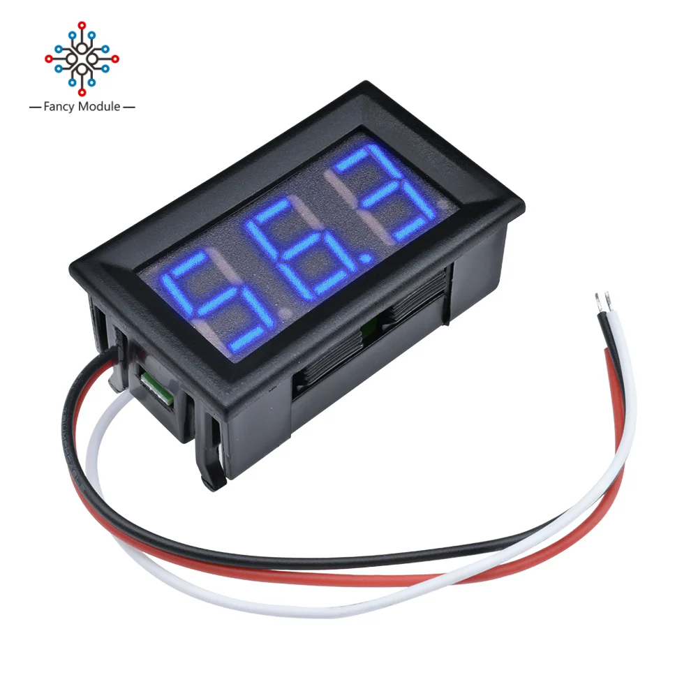 DC 0~99.9V Digital Voltmeter Gauge Tester 3 Wire 0.56inch LED Display Panel Mount Car Motorcycle Battery Monitor Voltage Meter
DC 0~99.9V Digital Voltmeter Gauge Tester 3 Wire 0.56inch LED Display Panel Mount Car Motorcycle Battery Monitor Voltage Meter