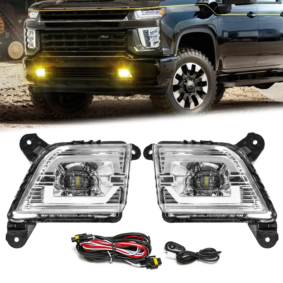 ДХО для Chevrolet Silverado 2019 2020 2021 2022 автомобильный передний бампер противотуманные фары светодиодные дневные ходовые огни 12 В аксессуары водонепроницаемые
ДХО для Chevrolet Silverado 2019 2020 2021 2022 автомобильный передний бампер противотуманные фары светодиодные дневные ходовые огни 12 В аксессуары водонепроницаемые
