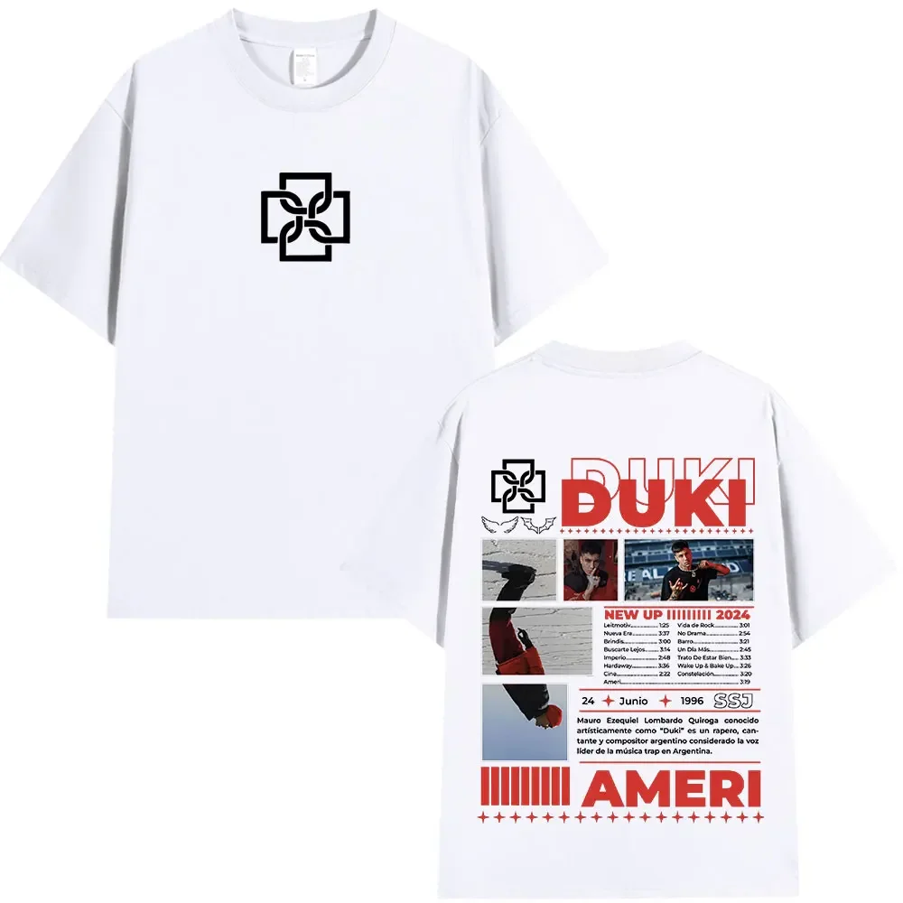 Rapper Duki Print SummerT-shirt Shoulder Heavy comfortable Fashion trend Loose casual 100% cotton round neck short sleeveT-shirt
Rapper Duki Print SummerT-shirt Shoulder Heavy comfortable Fashion trend Loose casual 100% cotton round neck short sleeveT-shirt