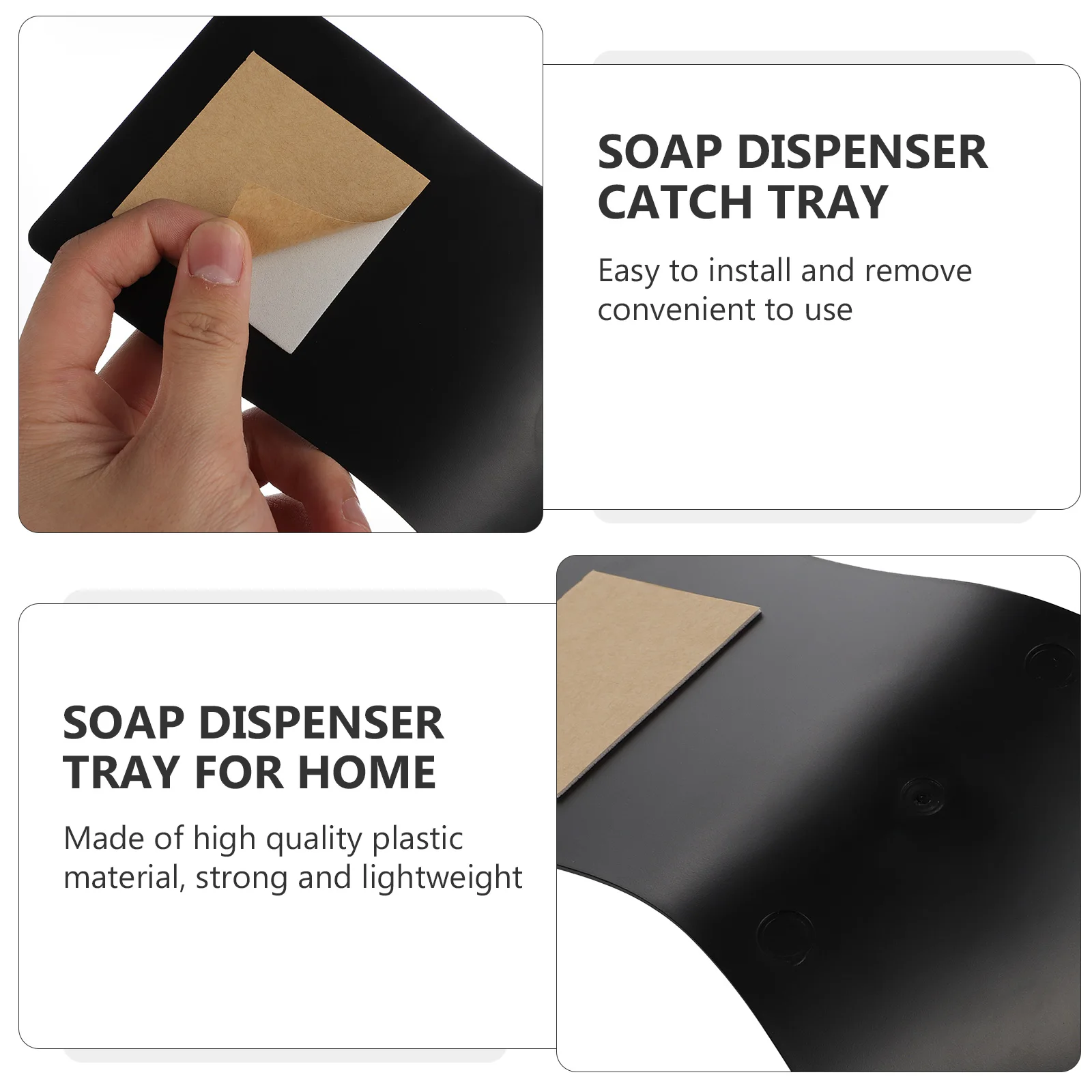 Leak Proof Drip Wall Mount Hand Soap Dispenser Plastic Pan Foaming Catch Foaming Soap Drip Tray Bathroom Kitchen
Leak Proof Drip Wall Mount Hand Soap Dispenser Plastic Pan Foaming Catch Foaming Soap Drip Tray Bathroom Kitchen