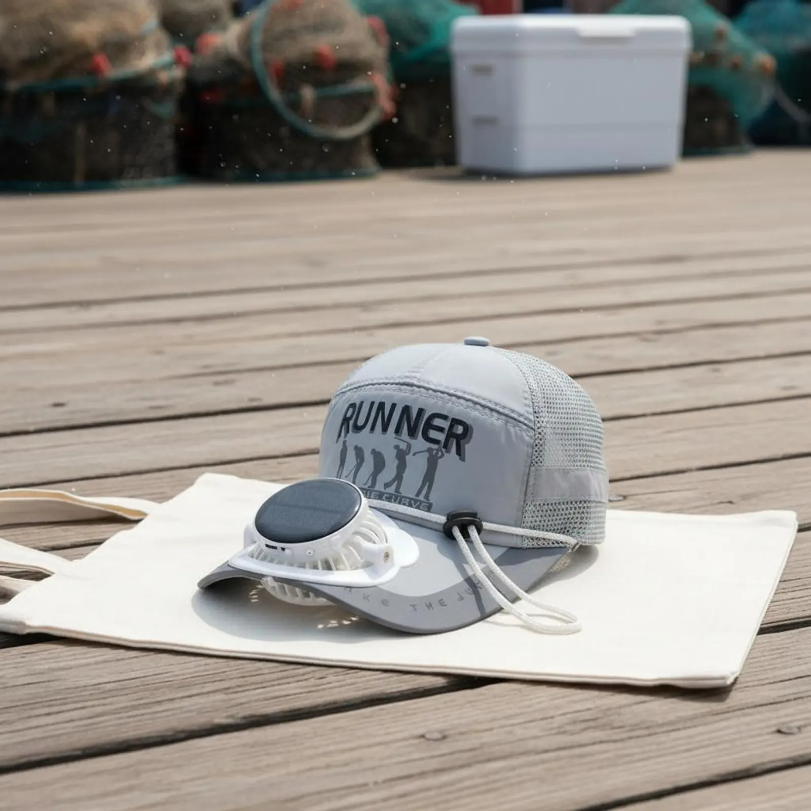 Solar Fan Cap 360 Degree Rotation Solar Fan Hat Fishing Sun Cap Wide Brim Mesh Sun Hat Sweat Absorbing for Anglers
Solar Fan Cap 360 Degree Rotation Solar Fan Hat Fishing Sun Cap Wide Brim Mesh Sun Hat Sweat Absorbing for Anglers