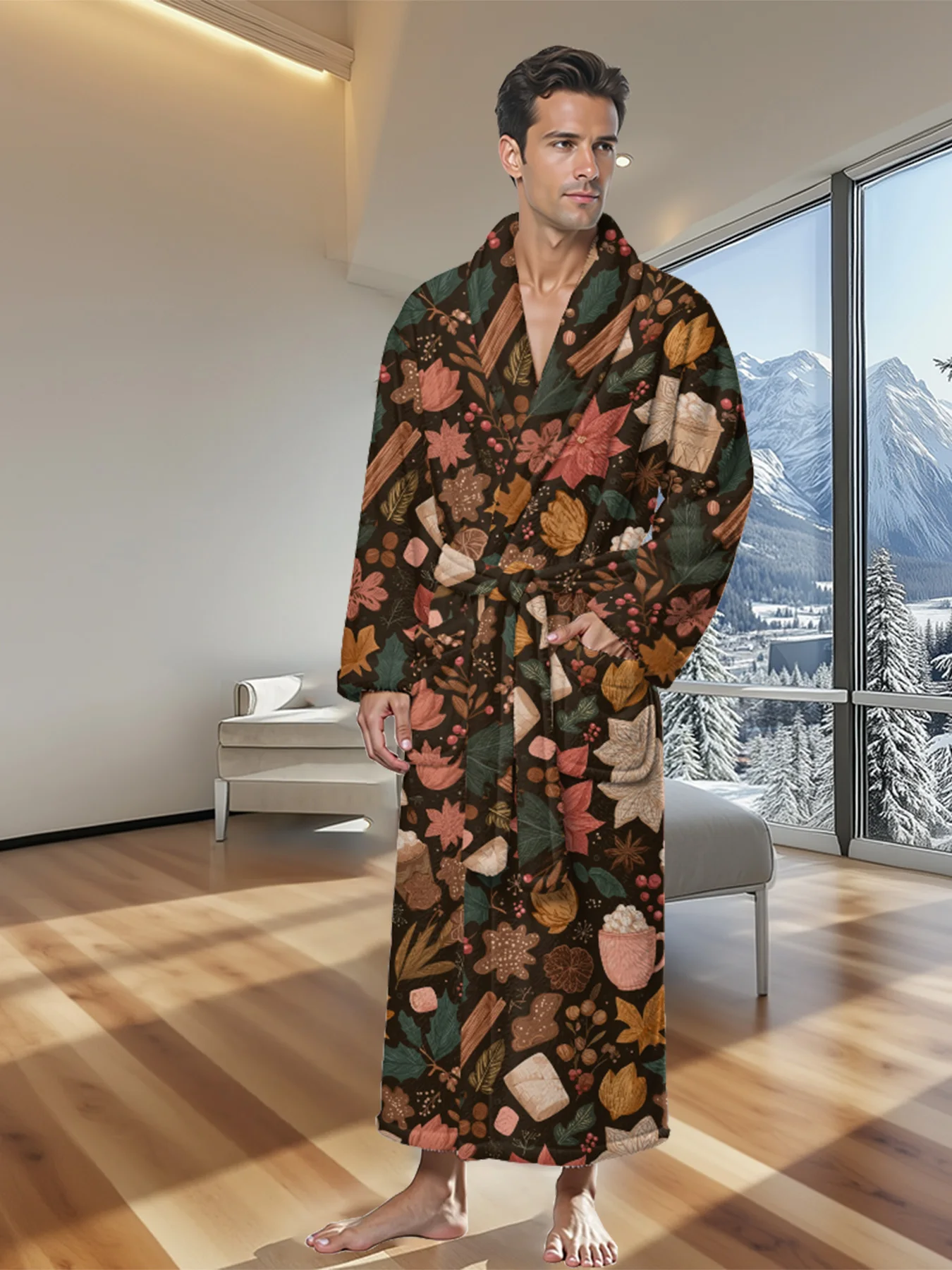 Christmas Snowman Winter Print Long Robes Home Sleepwear Comfort Bathrobes Soft Flannel Fabric Waist Tie Relaxing Loungewear
Christmas Snowman Winter Print Long Robes Home Sleepwear Comfort Bathrobes Soft Flannel Fabric Waist Tie Relaxing Loungewear