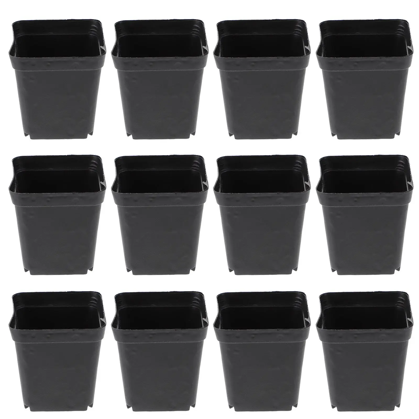 50pcs Plastic Flower Pots Small Square Containers for Indoor Plants Herb Garden Planter Mini Draining Holes Balcony Patio
50pcs Plastic Flower Pots Small Square Containers for Indoor Plants Herb Garden Planter Mini Draining Holes Balcony Patio