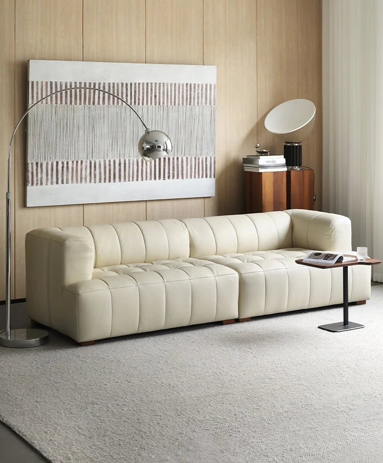 Light luxury minimalist sofa Italian simple medieval retro full leather split sofa four people three people
Light luxury minimalist sofa Italian simple medieval retro full leather split sofa four people three people