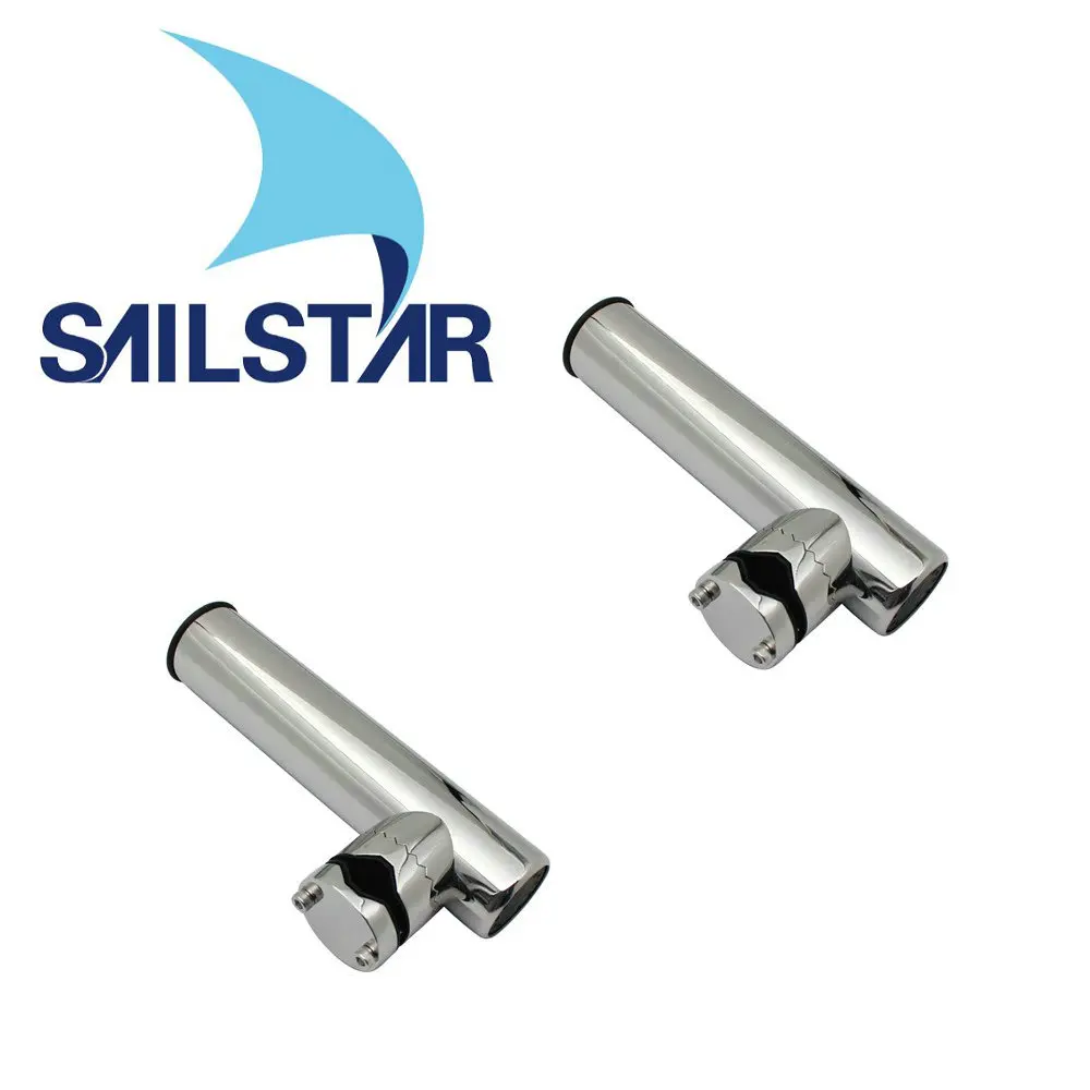 HQ Marine Grade 316 Stainless Steel Adjustable Rail Mount Clamp Fishing Rod Holder for Boat Yacht 19-50mm Tube
HQ Marine Grade 316 Stainless Steel Adjustable Rail Mount Clamp Fishing Rod Holder for Boat Yacht 19-50mm Tube