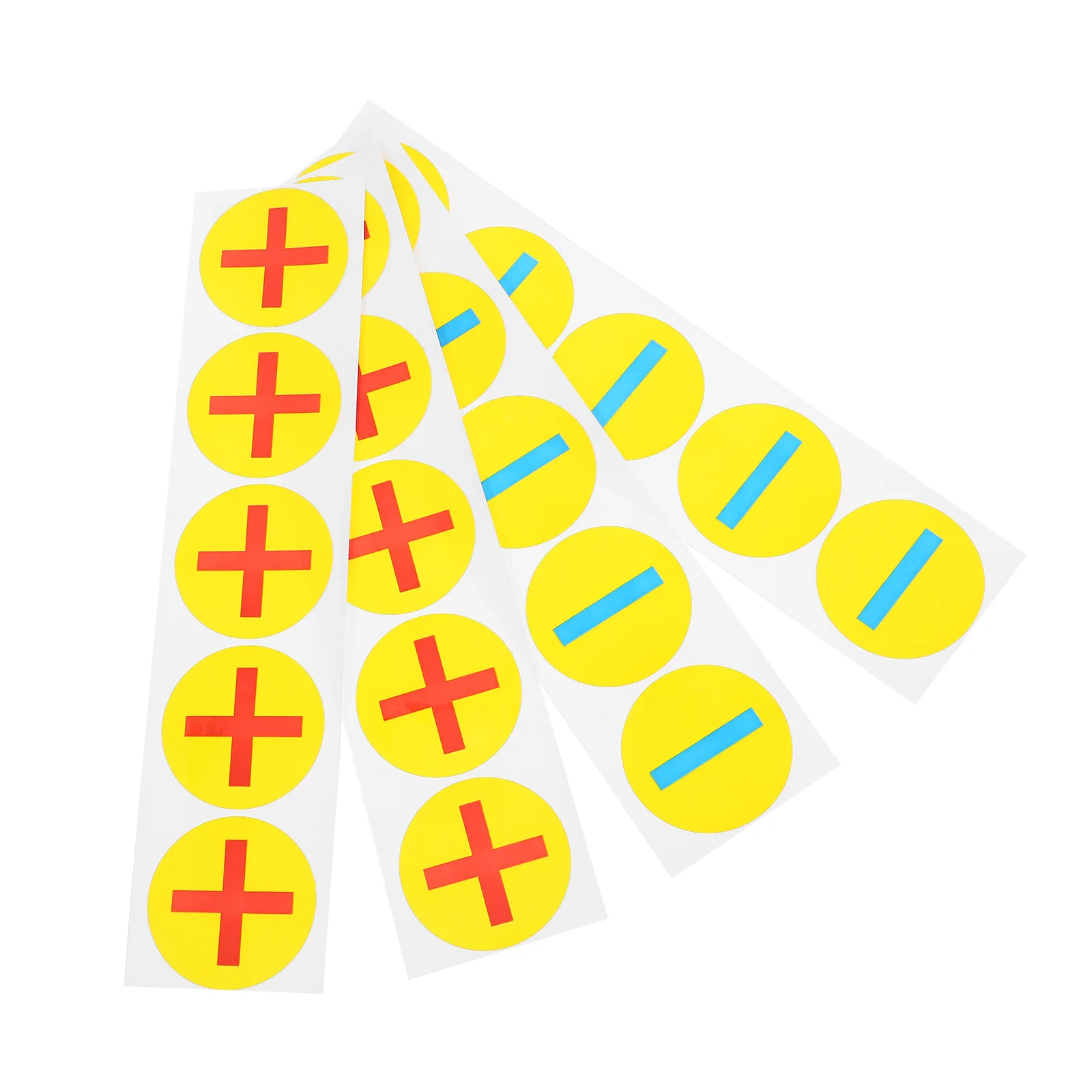 4 Sheets 50mm PVC Waterproof Stickers for Polarity Labels Electrical Machines Signs Practical Decals
4 Sheets 50mm PVC Waterproof Stickers for Polarity Labels Electrical Machines Signs Practical Decals