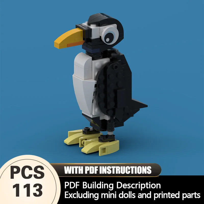 Creators Animal Series Model MOC Building Bricks Penguin Modular Technology Gifts Holiday Assemble Children Toys Suit
Creators Animal Series Model MOC Building Bricks Penguin Modular Technology Gifts Holiday Assemble Children Toys Suit