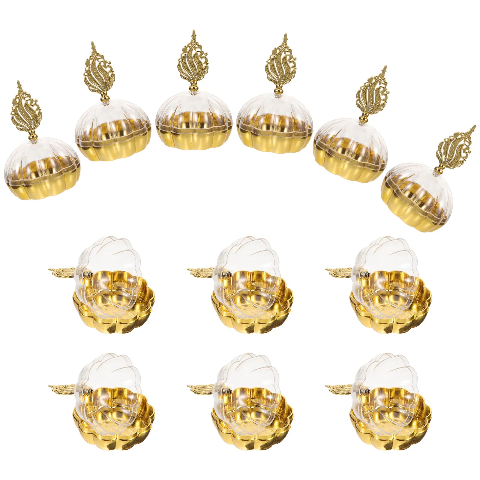 12 Pcs y Gift Boxes For Party Favors Transparent Round Crown Wedding Party Favor Gift Boxes Bulk Golden Clear Storage
12 Pcs y Gift Boxes For Party Favors Transparent Round Crown Wedding Party Favor Gift Boxes Bulk Golden Clear Storage