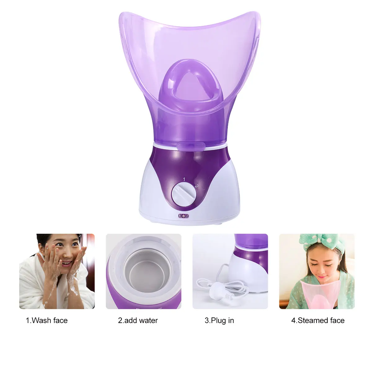 Portable Facial Hydration Device Fine Hot Mist Adjustable Steam Level Aluminium Pot Auto Off Essential Oil Compatible Detachable
Portable Facial Hydration Device Fine Hot Mist Adjustable Steam Level Aluminium Pot Auto Off Essential Oil Compatible Detachable