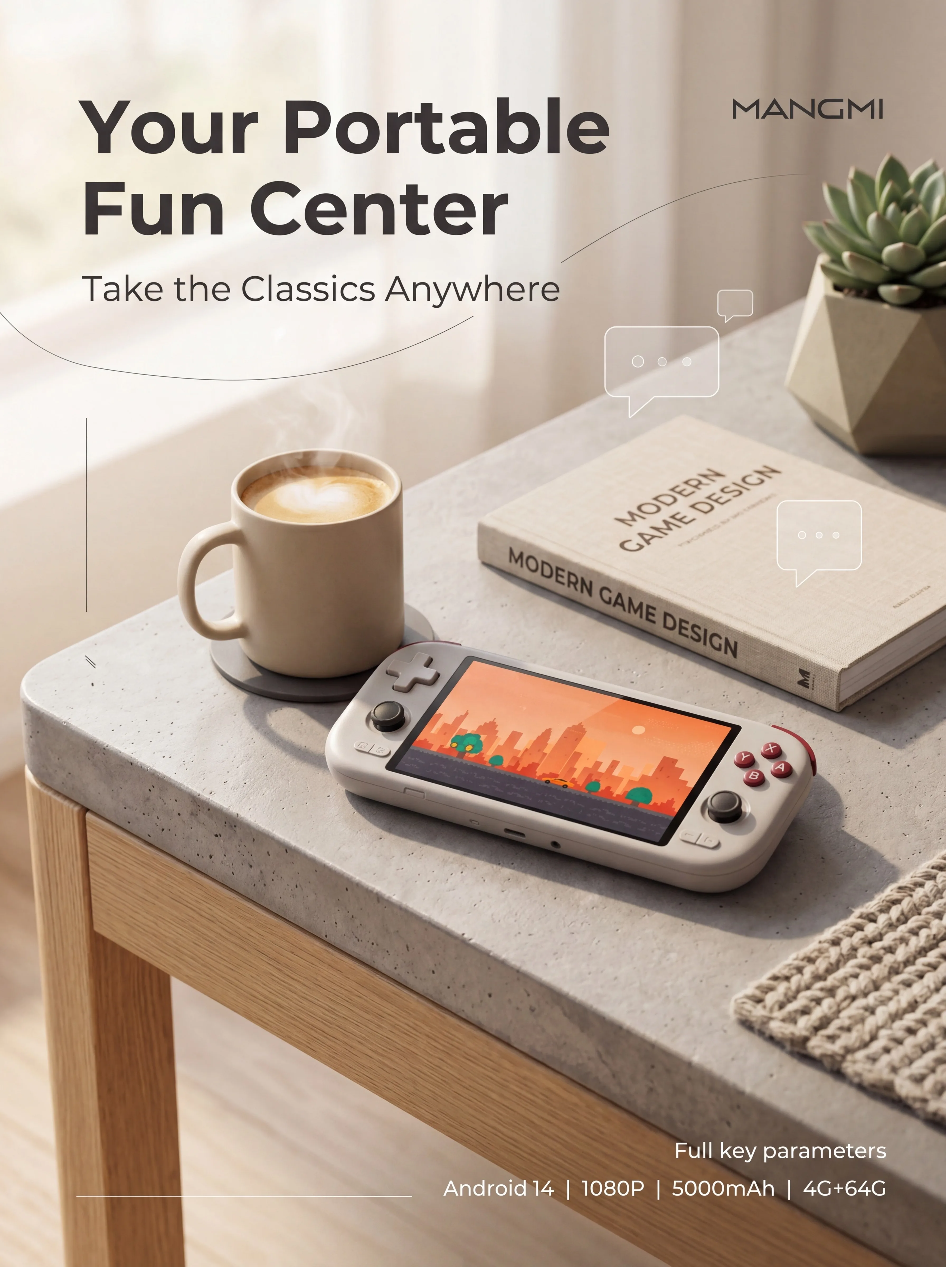 MangMi Air X Game Console 5.5-inch Android System 1080P IPS Touchscreen 5000mAh Battery Hall Effect Joystick Trigger Buttons P
MangMi Air X Game Console 5.5-inch Android System 1080P IPS Touchscreen 5000mAh Battery Hall Effect Joystick Trigger Buttons P