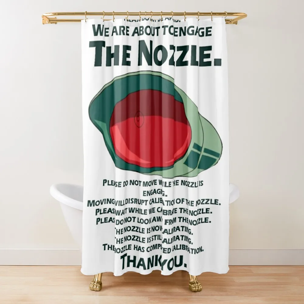 The Nozzle Shower Curtain Waterproof Shower And Anti-Mold Luxury Bathroom Shower Curtain
The Nozzle Shower Curtain Waterproof Shower And Anti-Mold Luxury Bathroom Shower Curtain