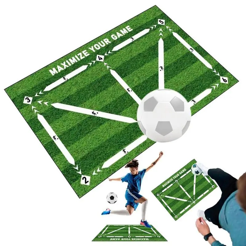 Footstep Training Mat Anti-Skid Soccer Training Mat Anti-Skid Rubber Exercise Mat Football Door Mat Carpet Pace Ball Control
Footstep Training Mat Anti-Skid Soccer Training Mat Anti-Skid Rubber Exercise Mat Football Door Mat Carpet Pace Ball Control