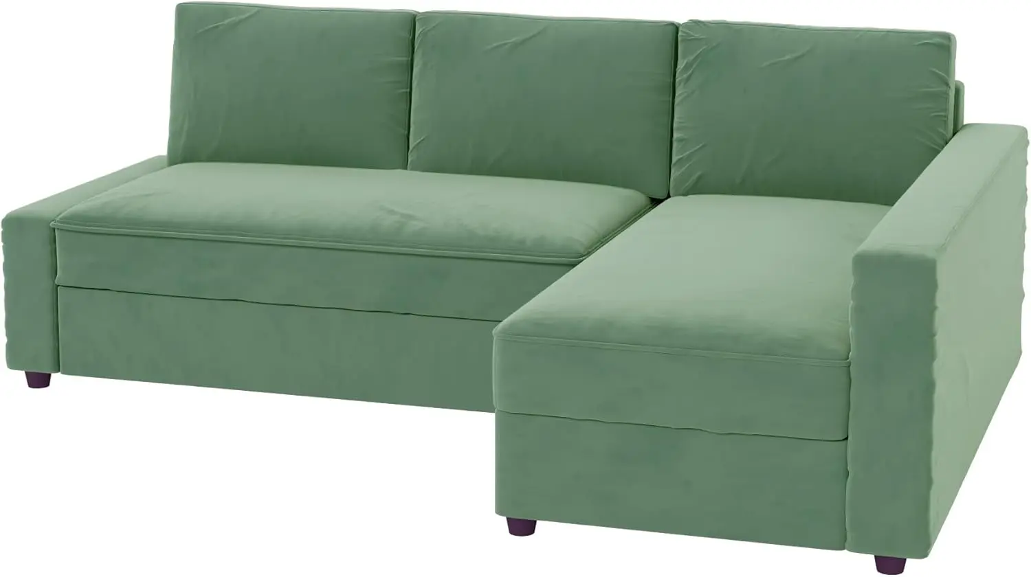 Heavy Duty Velvet Friheten Sofa Cover Replacement, Custom Made, IKEA Compatible, Lighter Green, Left
Heavy Duty Velvet Friheten Sofa Cover Replacement, Custom Made, IKEA Compatible, Lighter Green, Left