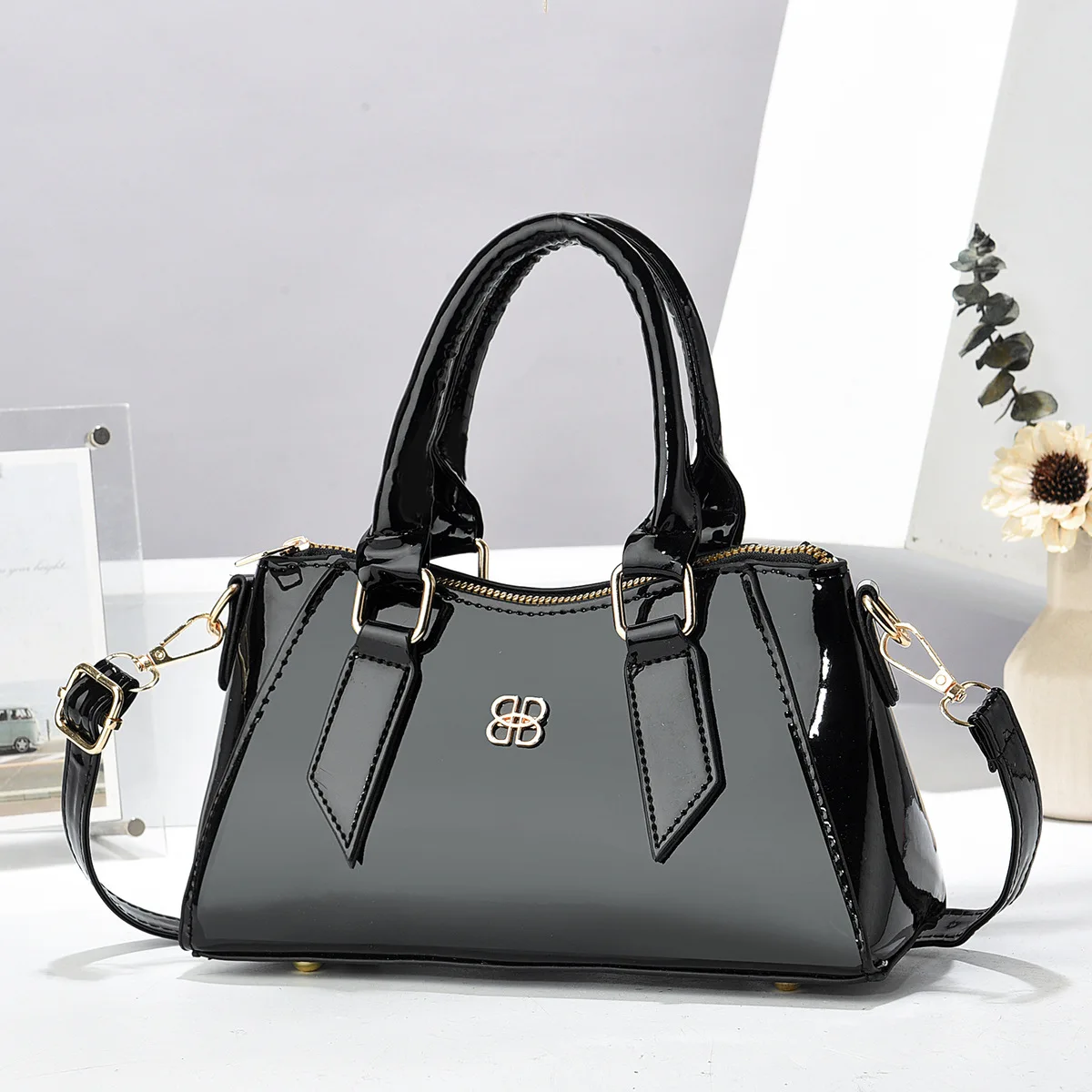 Bright Leather Ladies Top-Handle Bags For Women Handbags Tote Shoulder Crossbody Purse Female Luxury Designer Sac A Main
Bright Leather Ladies Top-Handle Bags For Women Handbags Tote Shoulder Crossbody Purse Female Luxury Designer Sac A Main
