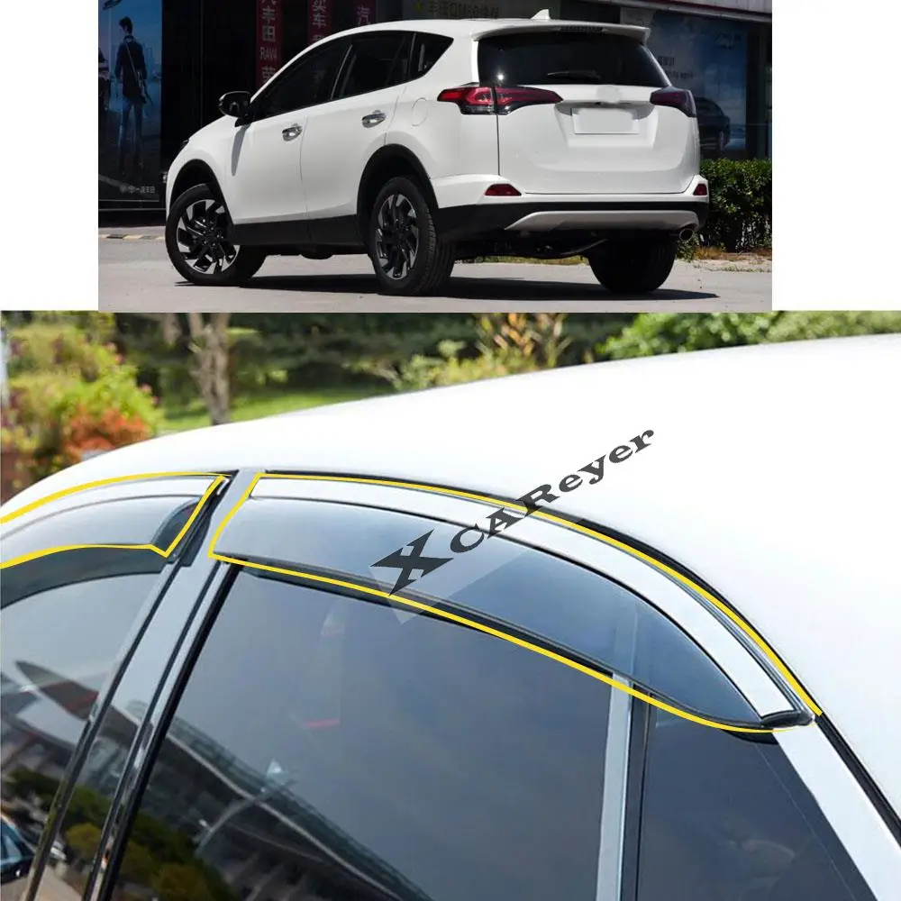 Для TOYOTA RAV4 XA40 2013 2014 2015 2016 2017 2018 наклейка для стайлинга автомобиля пластиковое оконное стекло ветрозащитный козырек от дождя/солнца вентиляционное отверстие
Для TOYOTA RAV4 XA40 2013 2014 2015 2016 2017 2018 наклейка для стайлинга автомобиля пластиковое оконное стекло ветрозащитный козырек от дождя/солнца вентиляционное отверстие