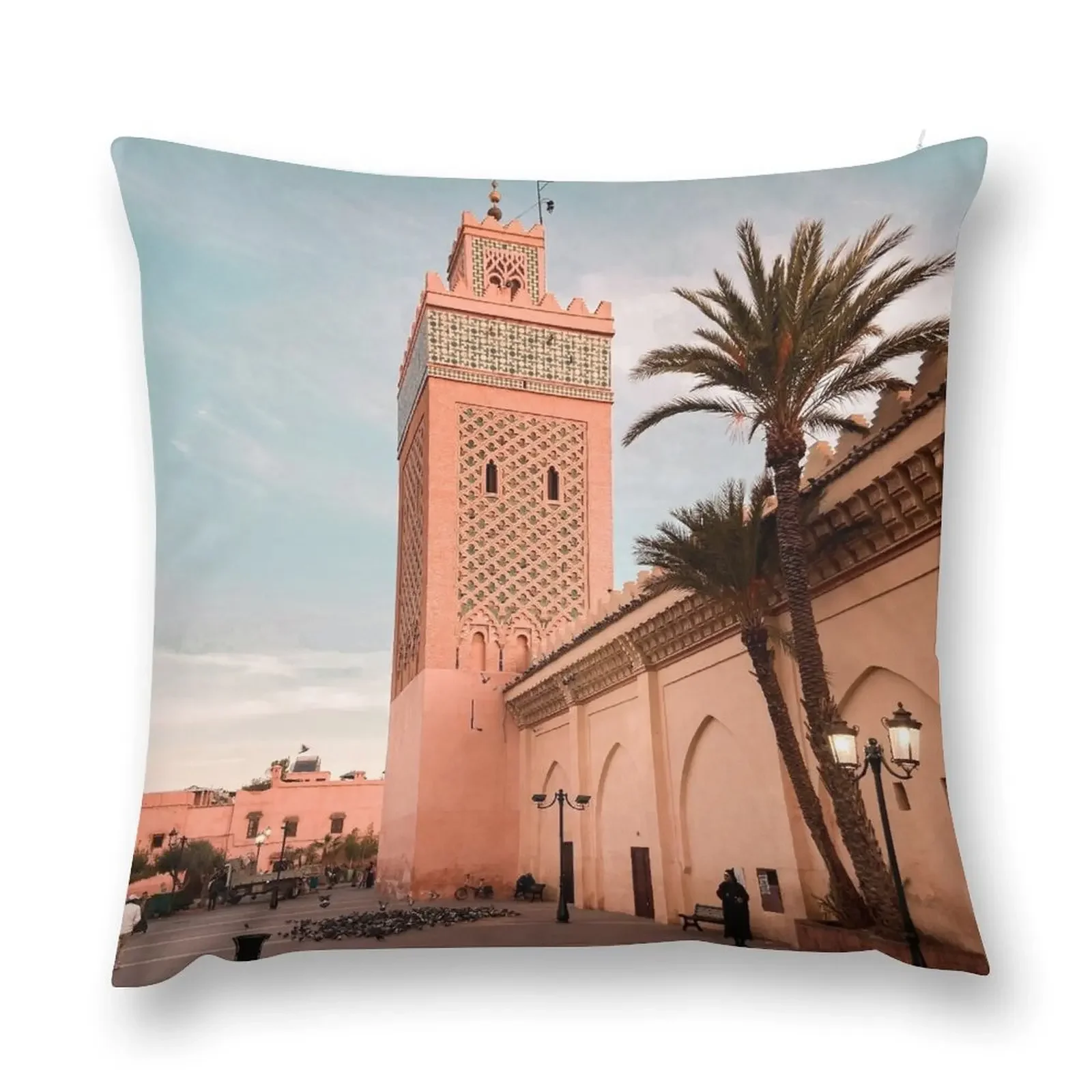 Moroccan mosque in Marrakech at sunrise Throw Pillow Sofa Decorative Covers Sofa Pillow Cover pillow
Moroccan mosque in Marrakech at sunrise Throw Pillow Sofa Decorative Covers Sofa Pillow Cover pillow