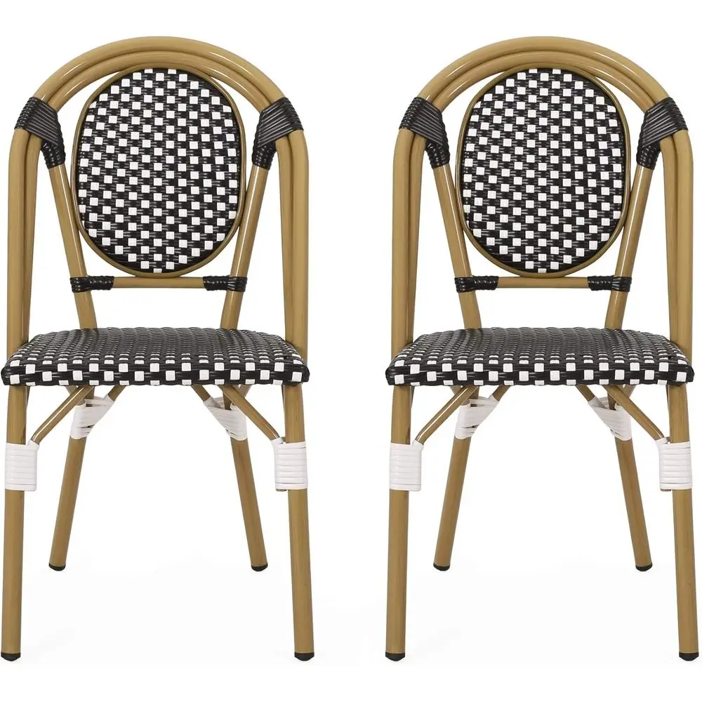 Стулья для улицы Gwendolyn Outdoor Rench Bistro (комплект из 2 шт.), черные, белые и с отделкой под бамбук
Стулья для улицы Gwendolyn Outdoor Rench Bistro (комплект из 2 шт.), черные, белые и с отделкой под бамбук
