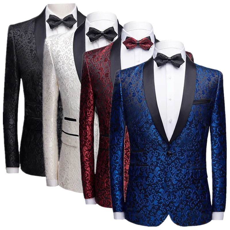 Новая модная мужская куртка с морщинистым узором, азиатские размеры, жаккардовая ткань, модная верхняя одежда для банкета и вечеринки
Новая модная мужская куртка с морщинистым узором, азиатские размеры, жаккардовая ткань, модная верхняя одежда для банкета и вечеринки