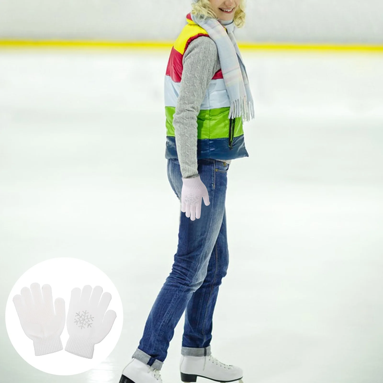 1 Pair Waterproof Warm Ski Gloves For Women Snow Outdoor Sports Mitten Skating Party Dance Performance Handwear
1 Pair Waterproof Warm Ski Gloves For Women Snow Outdoor Sports Mitten Skating Party Dance Performance Handwear