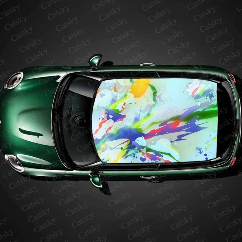 abstract color art Car roof sticker wrap racing SUV accessories packaging painting PVC car accessories graphic decals
abstract color art Car roof sticker wrap racing SUV accessories packaging painting PVC car accessories graphic decals
