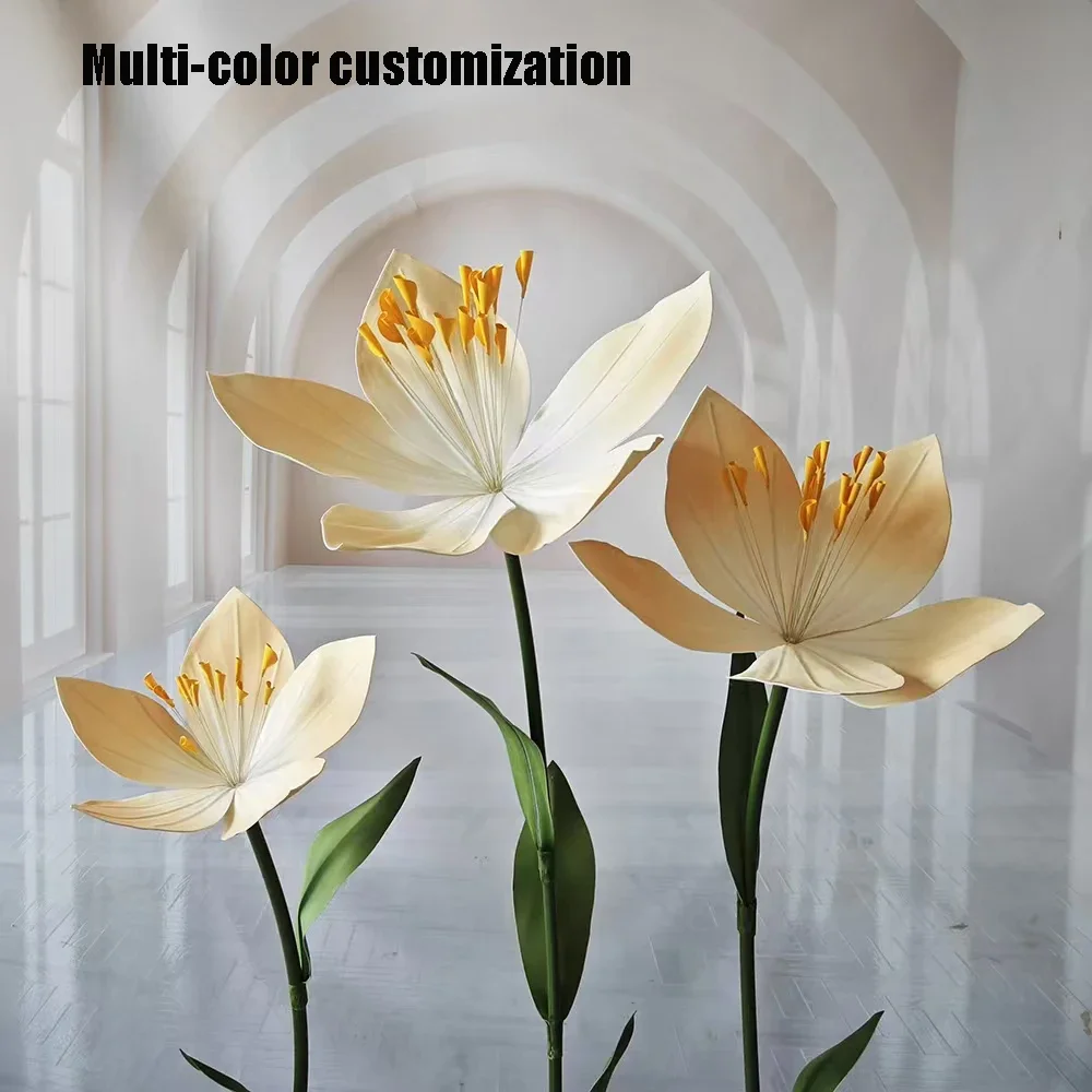 3Pcs Large Lily Artificial PE Foam Flower Wedding Road Guide Flower Stand Birthday Party Event Decor Backdrop Home Window Layout
3Pcs Large Lily Artificial PE Foam Flower Wedding Road Guide Flower Stand Birthday Party Event Decor Backdrop Home Window Layout