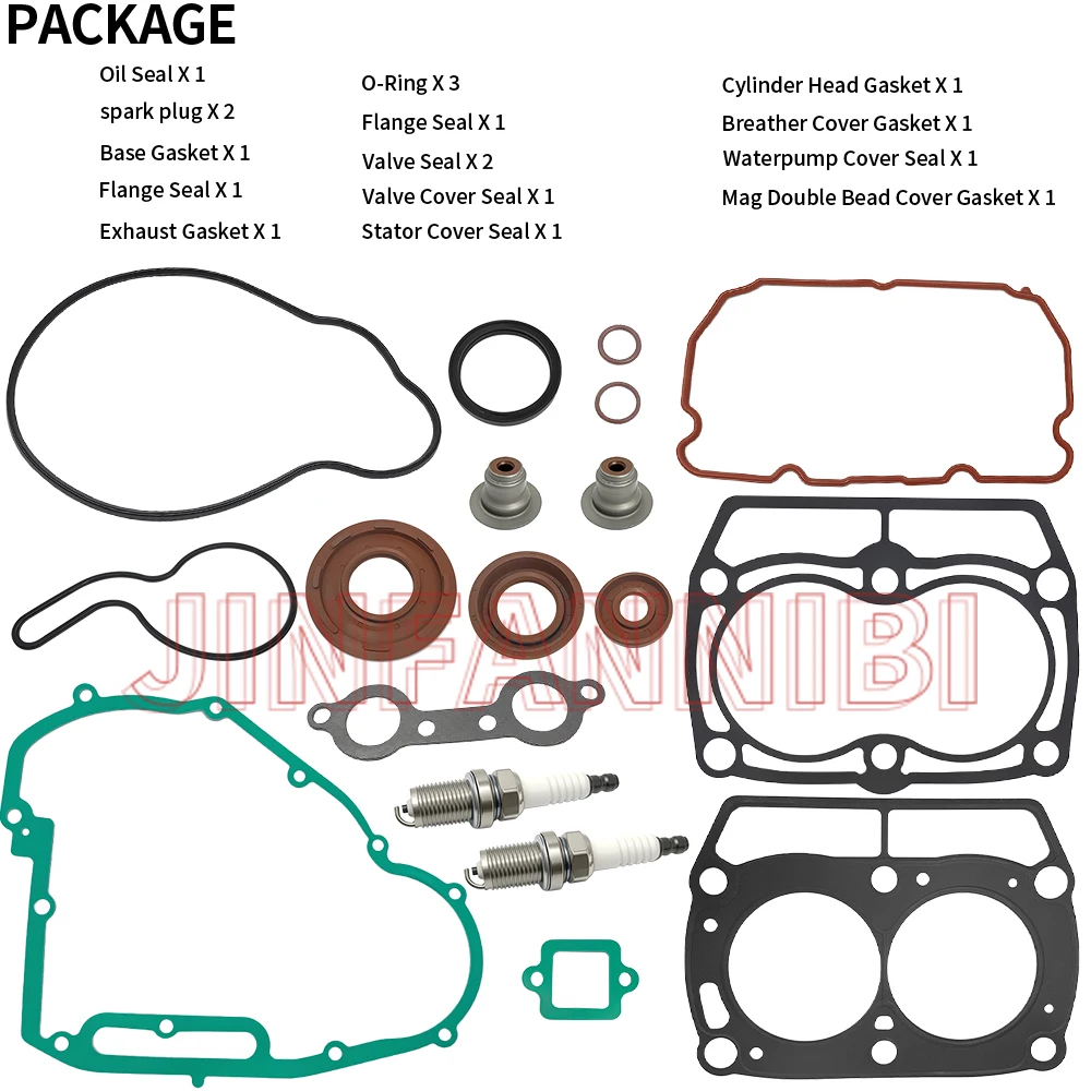 Top End Cylinder Water Pump Gasket Seals Kit for Polaris RZR S 800 2011 2012 2013 2014
Top End Cylinder Water Pump Gasket Seals Kit for Polaris RZR S 800 2011 2012 2013 2014