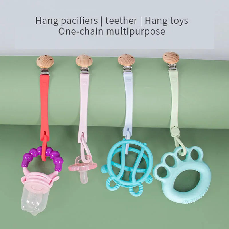 Baby Multifunctional Chain Pacifier Clips Silicone lanyard Infant Nipple Appease Soother Chain Clips Dummy Holder Nipple Clip
Baby Multifunctional Chain Pacifier Clips Silicone lanyard Infant Nipple Appease Soother Chain Clips Dummy Holder Nipple Clip