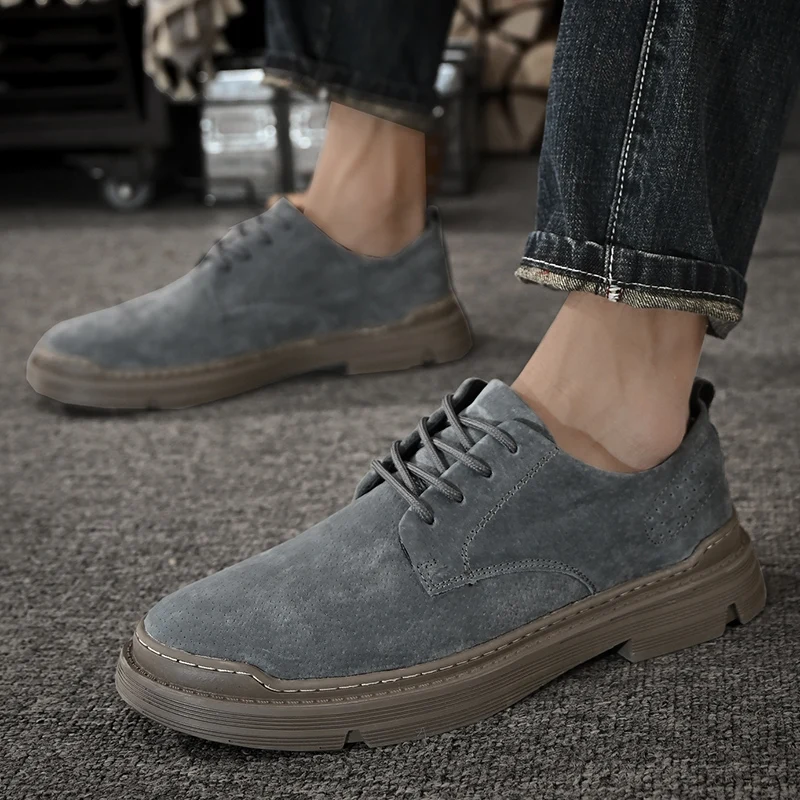 Men's Comfortable Fashion Suede Leather Shoes Men Daily Business Casual Shoes Formal Lace-up Men Dress Shoes Footwear
Men's Comfortable Fashion Suede Leather Shoes Men Daily Business Casual Shoes Formal Lace-up Men Dress Shoes Footwear