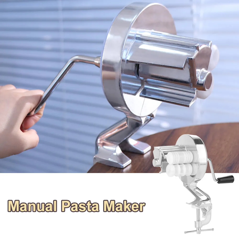 Прочная ручная машинка для приготовления пасты с рукояткой, эргономичная, из алюминиевого сплава, для макарон и феттучини, экономящая труд, ручной пресс для теста
Прочная ручная машинка для приготовления пасты с рукояткой, эргономичная, из алюминиевого сплава, для макарон и феттучини, экономящая труд, ручной пресс для теста