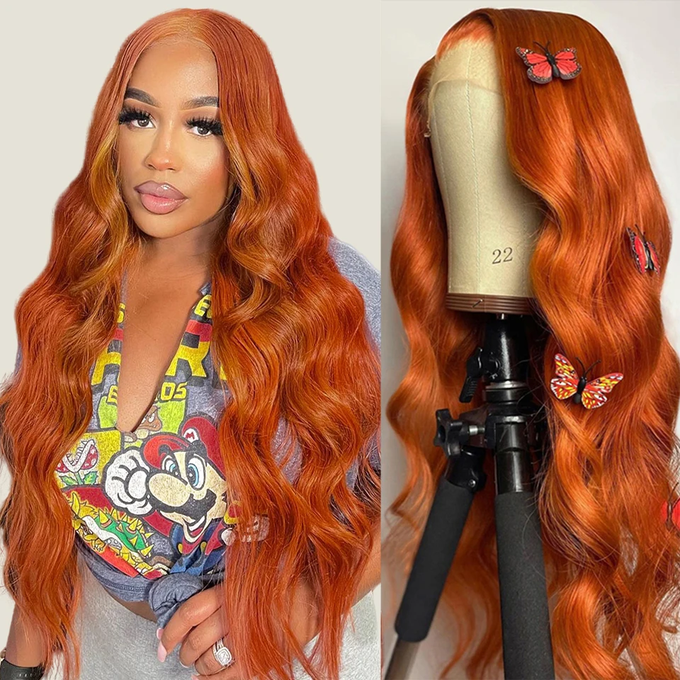 100% wigs human hair Brazilian 13x4 Lace Frontal Colored Wigs Orange Ginger Colored Lace Front Wig Hd Lace Frontal Wigs
100% wigs human hair Brazilian 13x4 Lace Frontal Colored Wigs Orange Ginger Colored Lace Front Wig Hd Lace Frontal Wigs